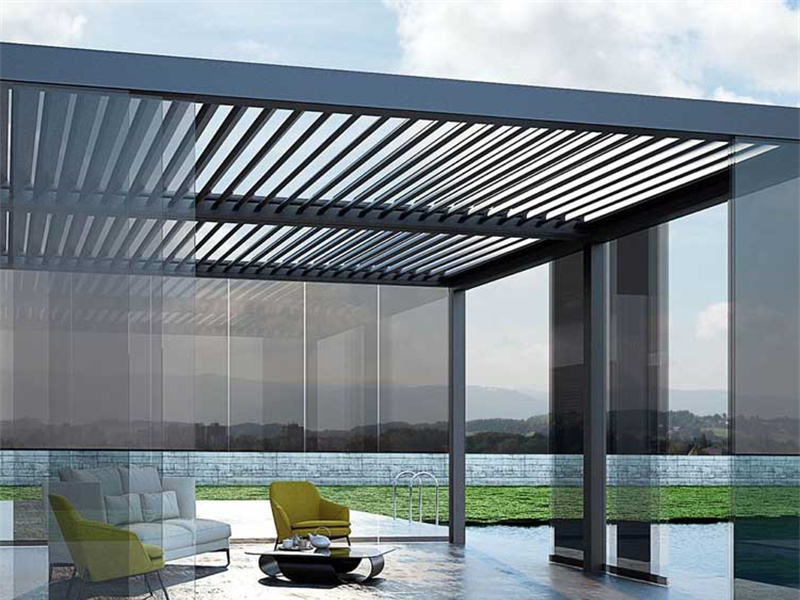 Aluminum profiles for louvers, with their lightweight 01
