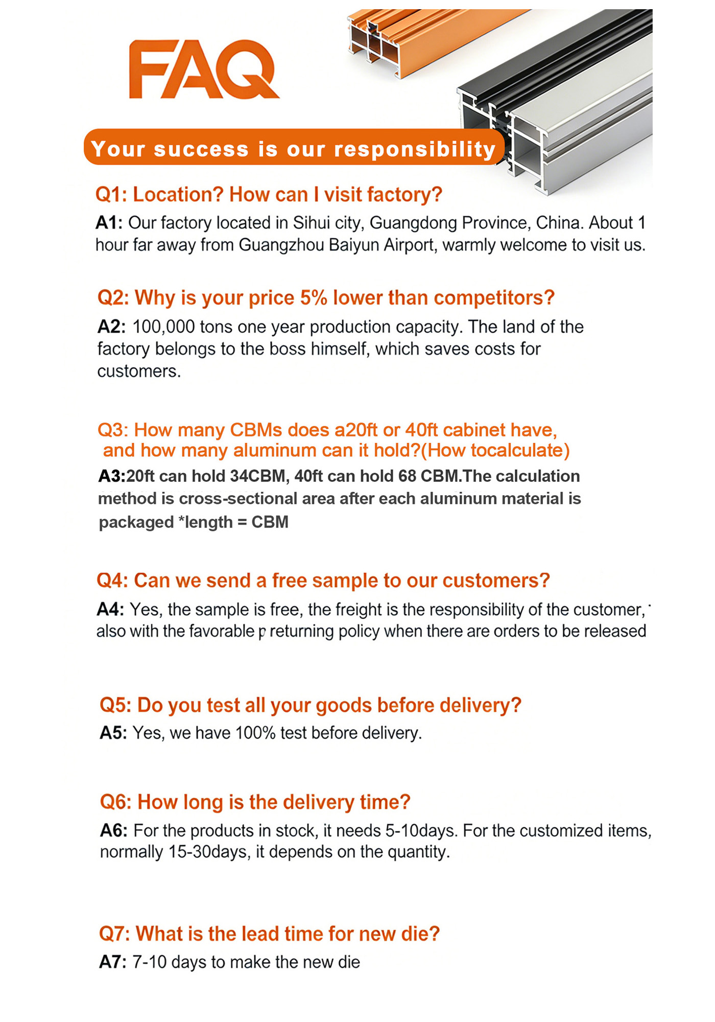 FAQ support banner