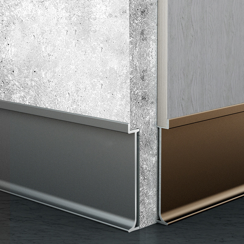 Sleek Aluminum Wall Skirting Profile