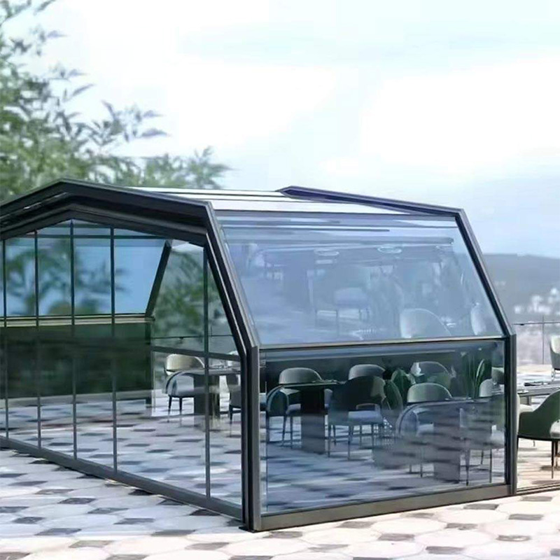 Modern Retractable Outdoor Sunroom