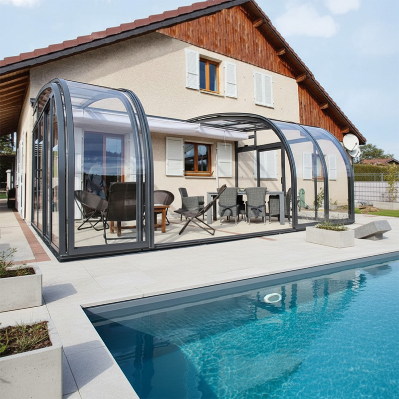 Retractable Patio & Pool Sunroom Enclosure