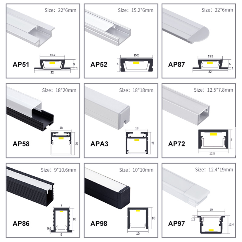 Recessed Wood Panel LED Channel