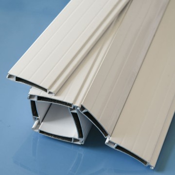 6063 Thermal Insulated Hollow Aluminum Roller Shutter Slat Profile For Garage & Window