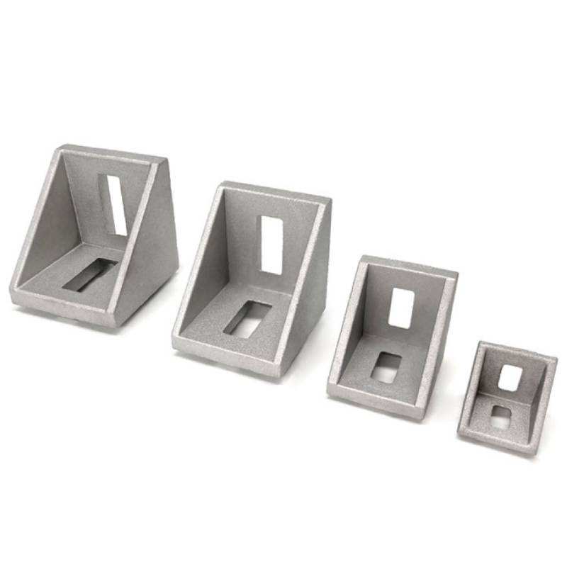 Die Cast Aluminum Angle Bracket for Extrusion Profile