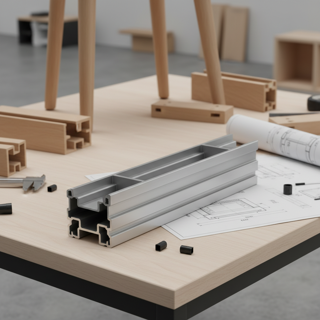 Aluminium Extrusion Profile For Furniture Manufacturing