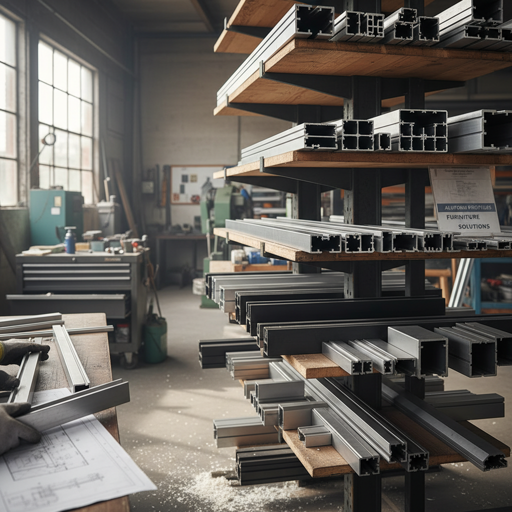 Industrial Aluminum Profiles For Furniture Manufacturing