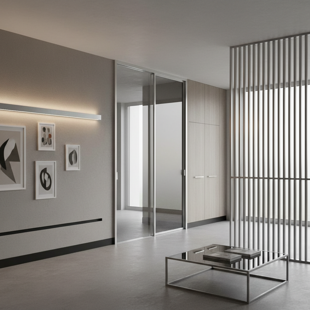 Slim Profile Aluminum For Interior Decoration