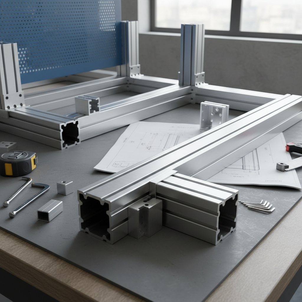 Aluminium Extrusion Profile For Industrial Frameworks