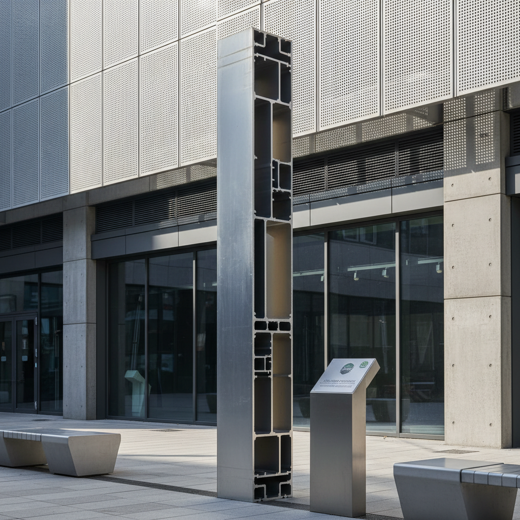 Aluminum Industrial Profile For Commercial Architecture
