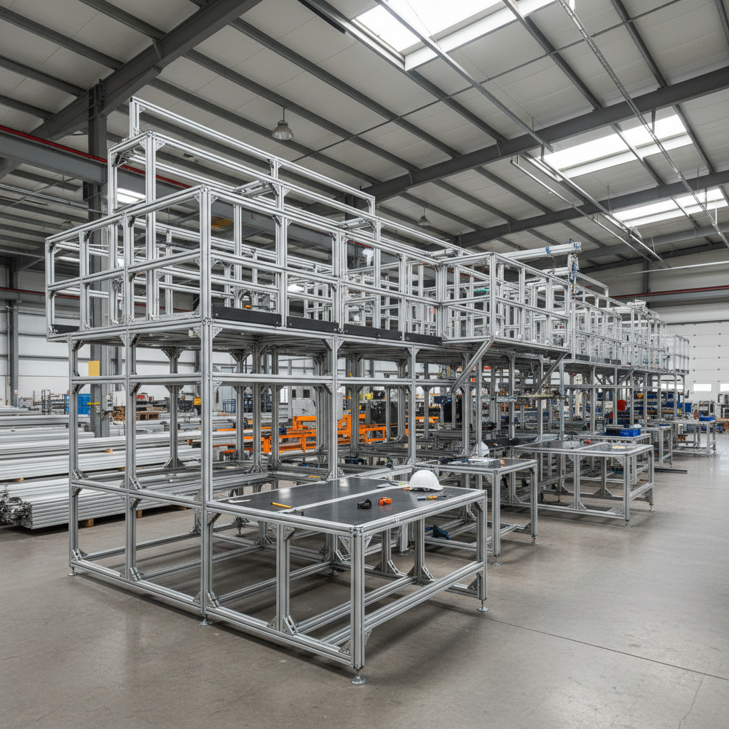 Construction Aluminum Profiles For Industrial Frameworks