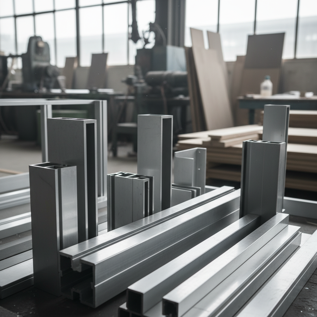 Aluminium Frames Profiles For Furniture Manufacturing
