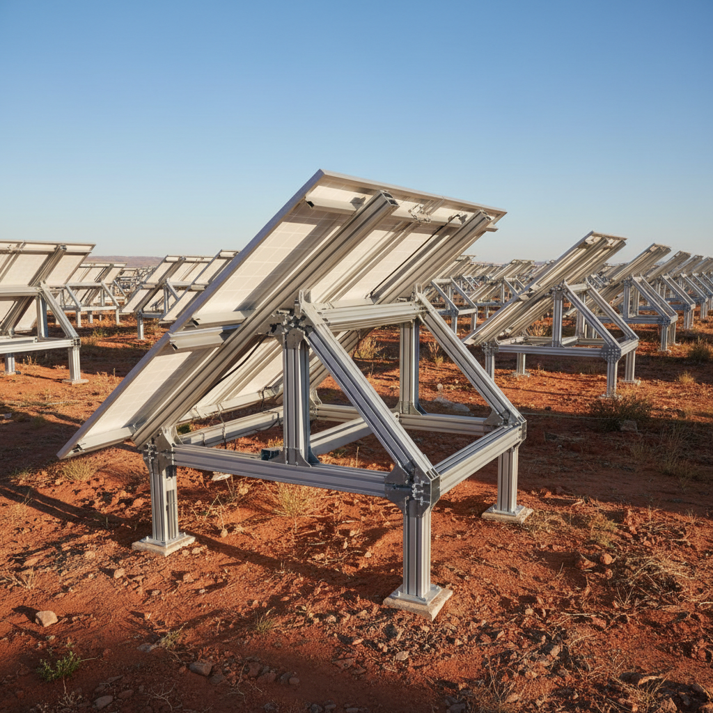Aluminum Industrial Profile For Solar Energy Systems