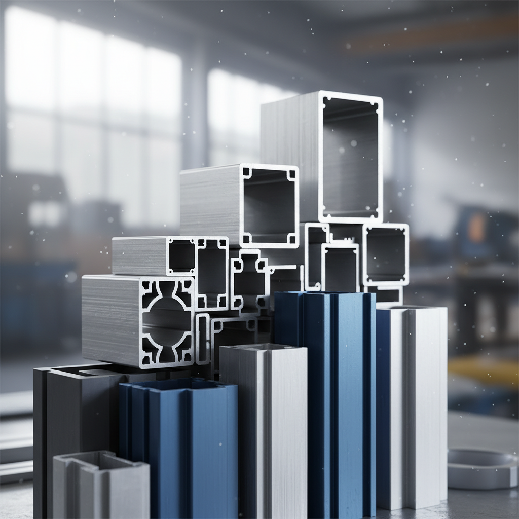 Aluminium Frames Profiles For Industrial Frameworks