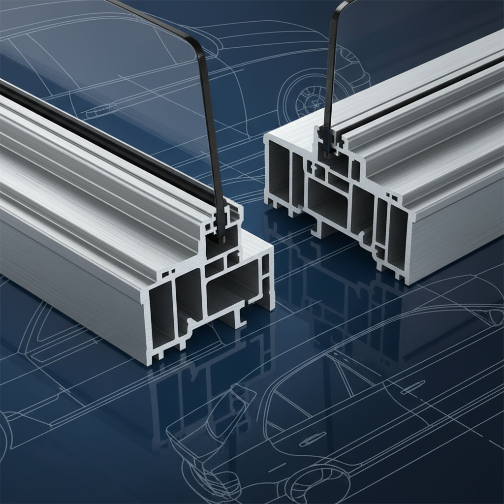 Aluminium Window Profile For Automotive Engineering