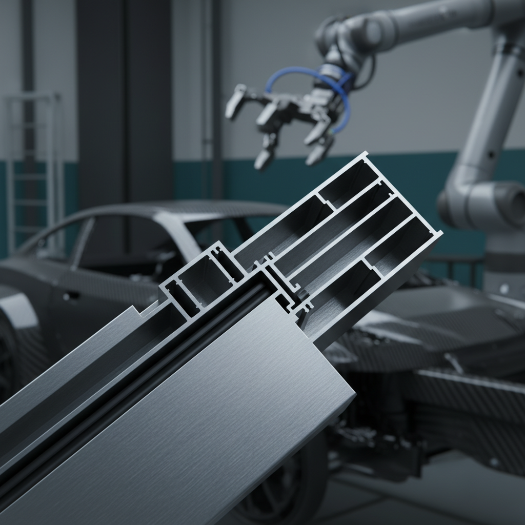 Aluminum Window Profile For Automotive Engineering
