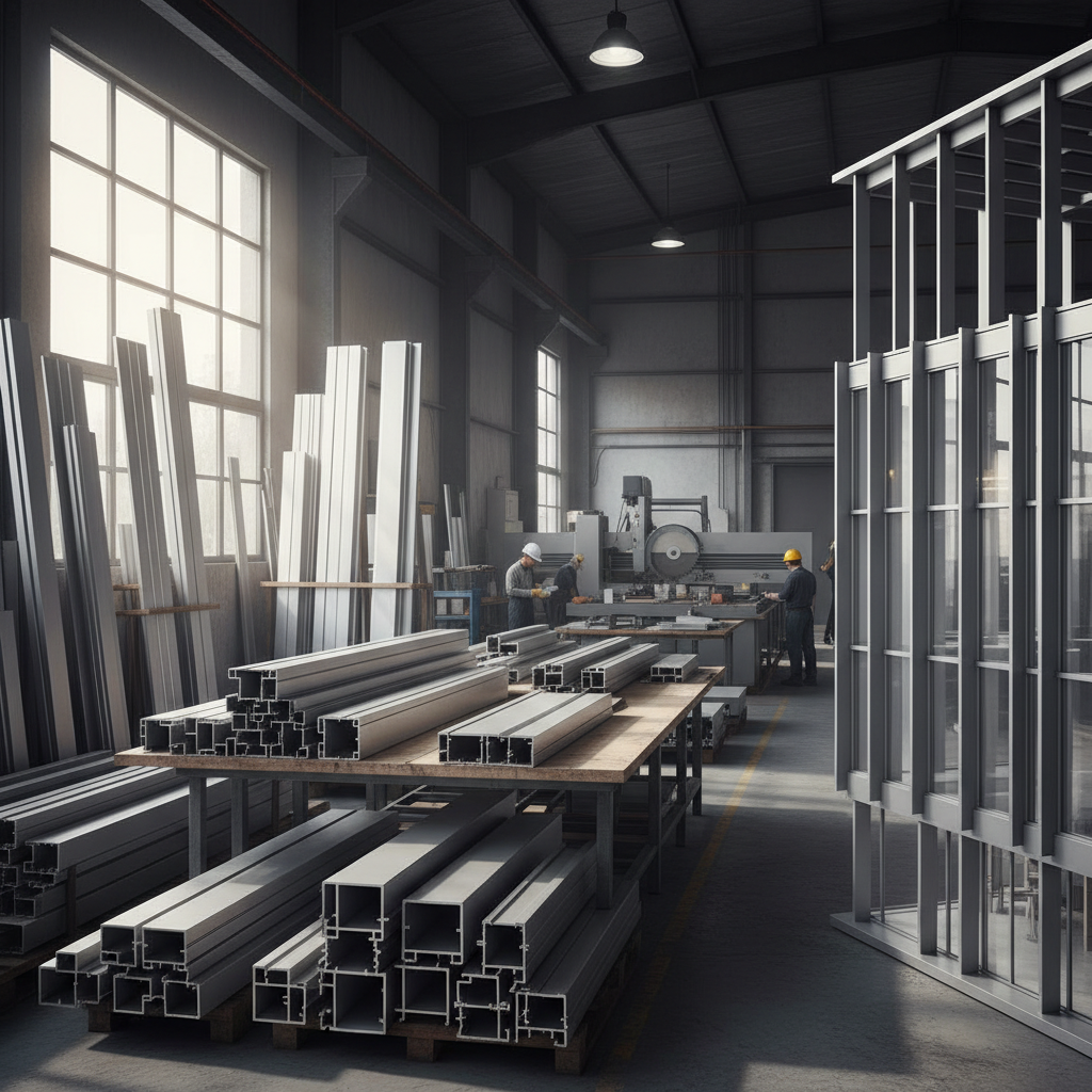 Aluminium Extrusion Profile For Commercial Architecture