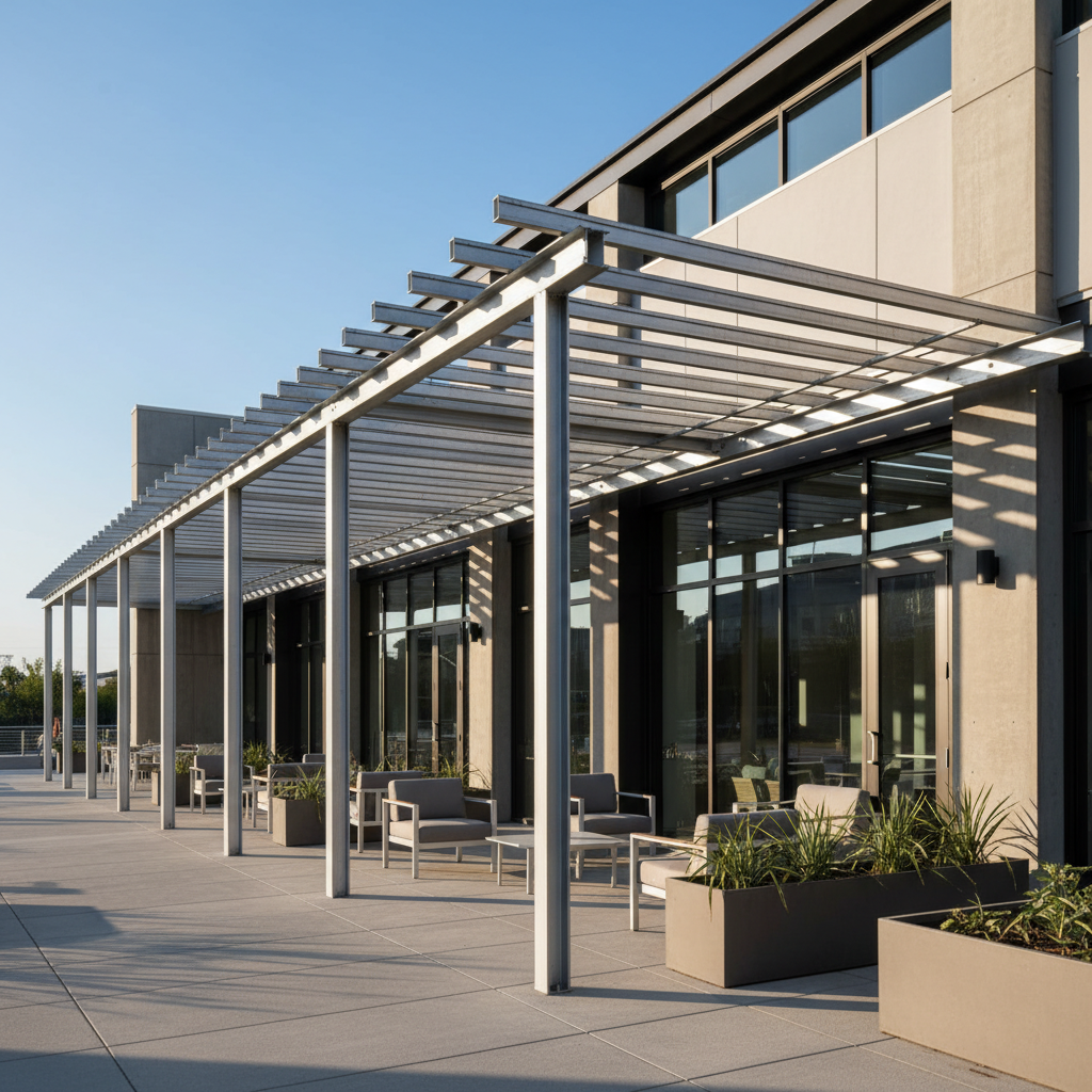 Aluminum Profile For Pergola For Commercial Architecture