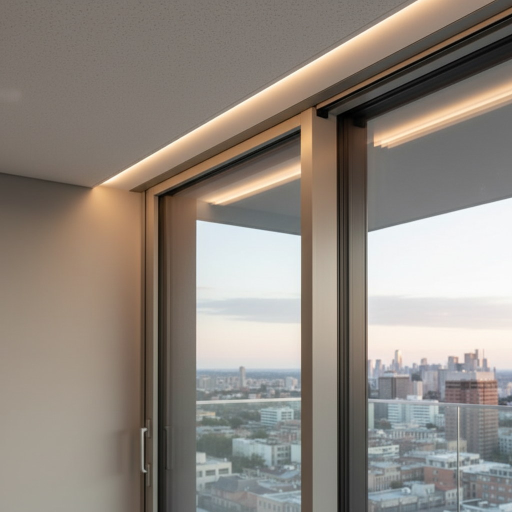 Aluminum Ceiling Profile For Residential Fenestration