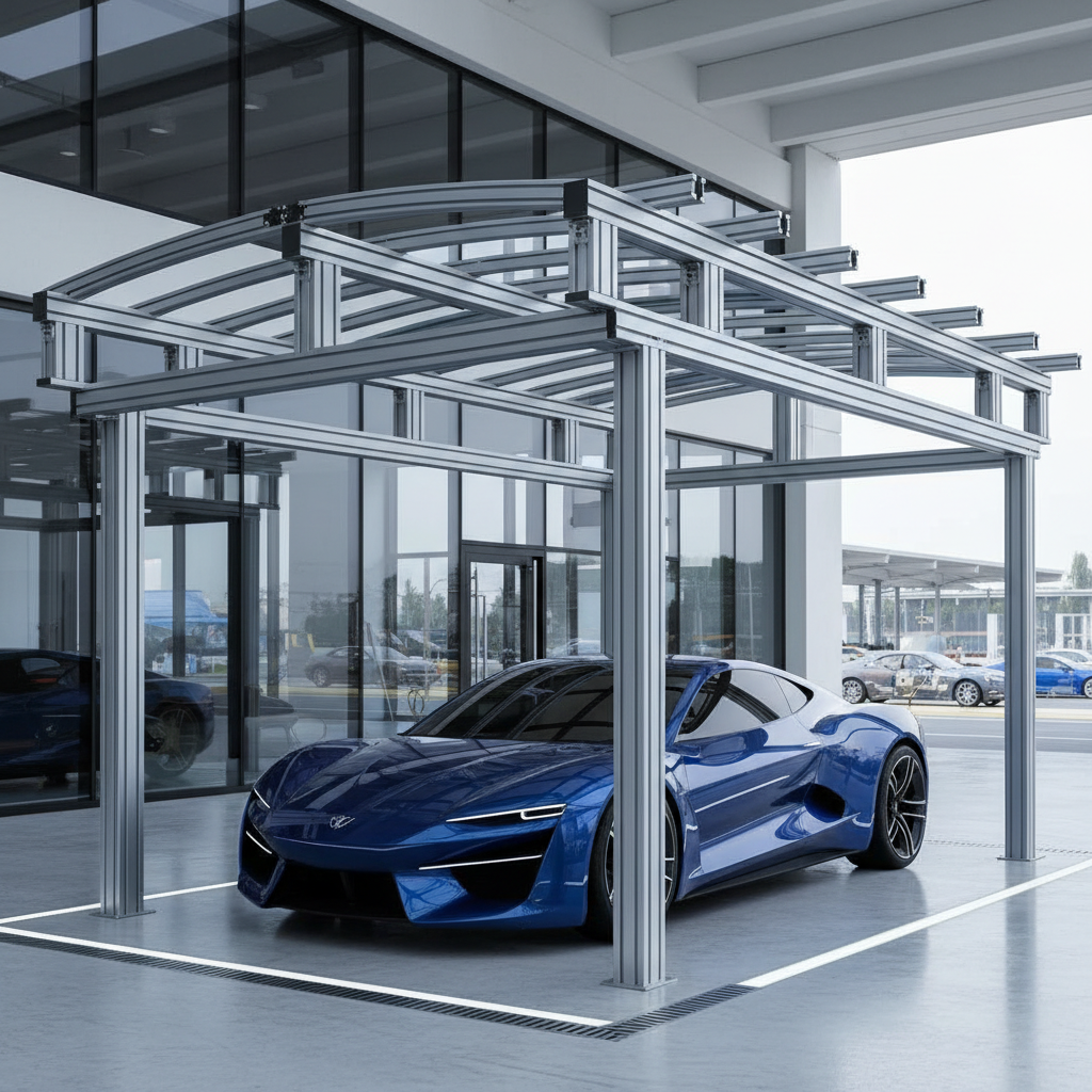 Aluminum Profile For Pergola For Automotive Engineering