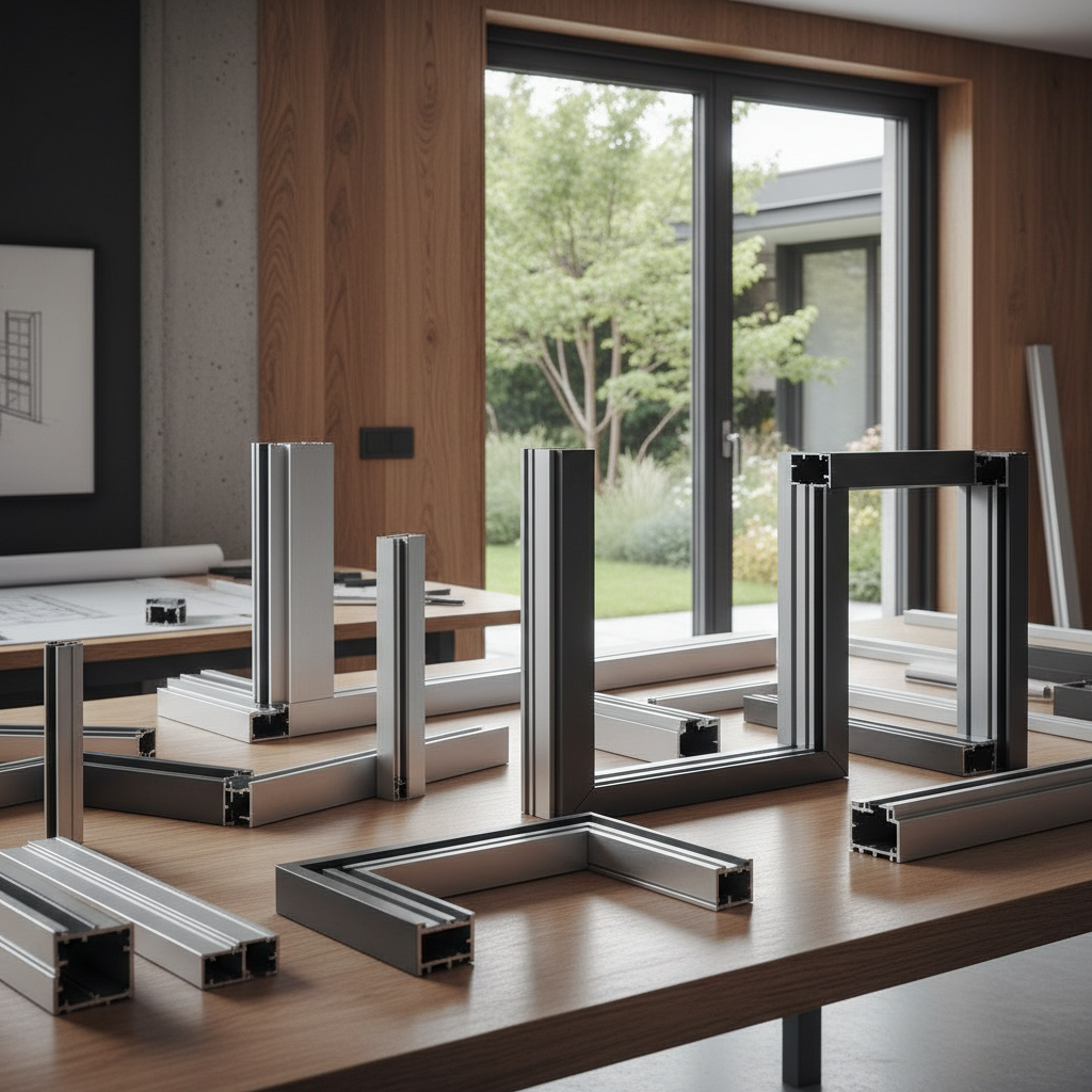 Aluminum Extruded Profiles For Residential Fenestration