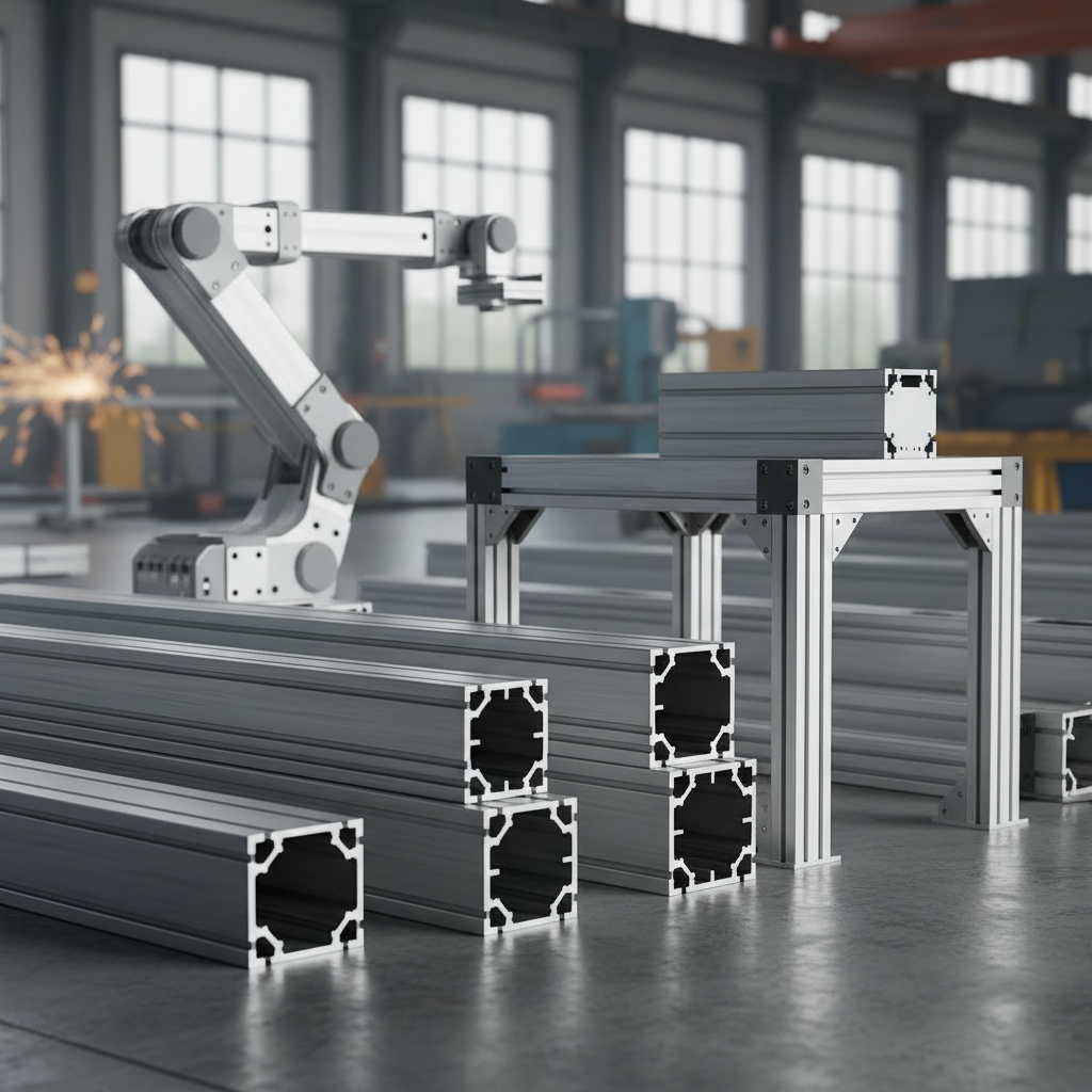 Aluminum Extrusion Profile For Industrial Frameworks