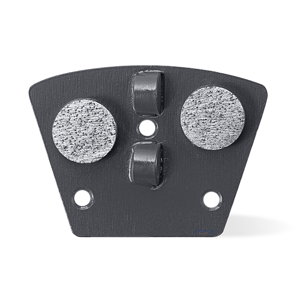 PCD Trapezoid Diamond Grinding Shoes Button Shaped 2 Segments