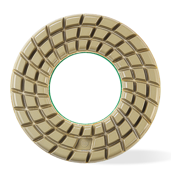 9 Inch Triple Row Resin-bond Diamond Pad