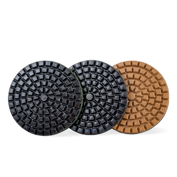 Triumph 3-step Diamond Dry Polishing System - Four Row resin pads