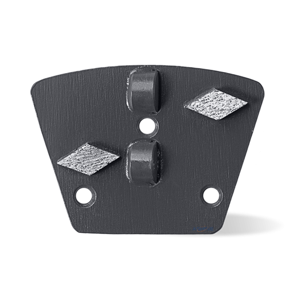 PCD Trapezoid Diamond Grinding Shoes Shark Shaped 2 Segments