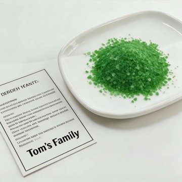 Green apple scented crystal cat litter, low dust, strong odor control, fast water absorption