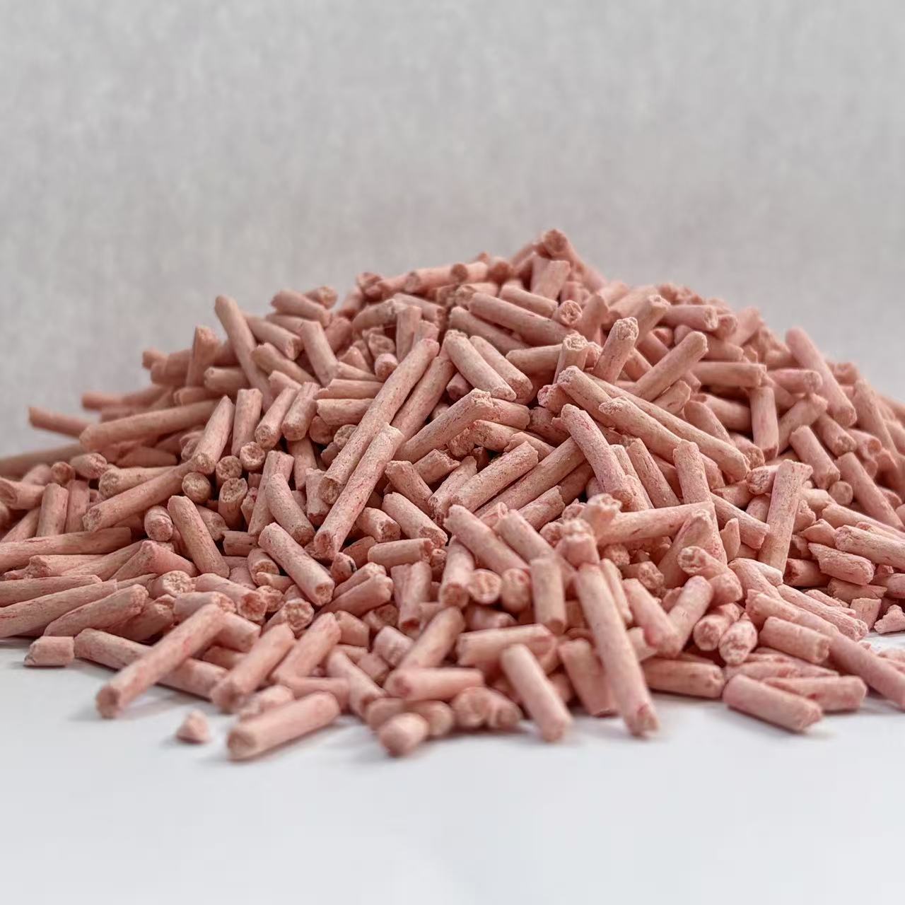 Peach fragrance tofu cat litter, low dust and clumping, quick to flush toilet2.jpg