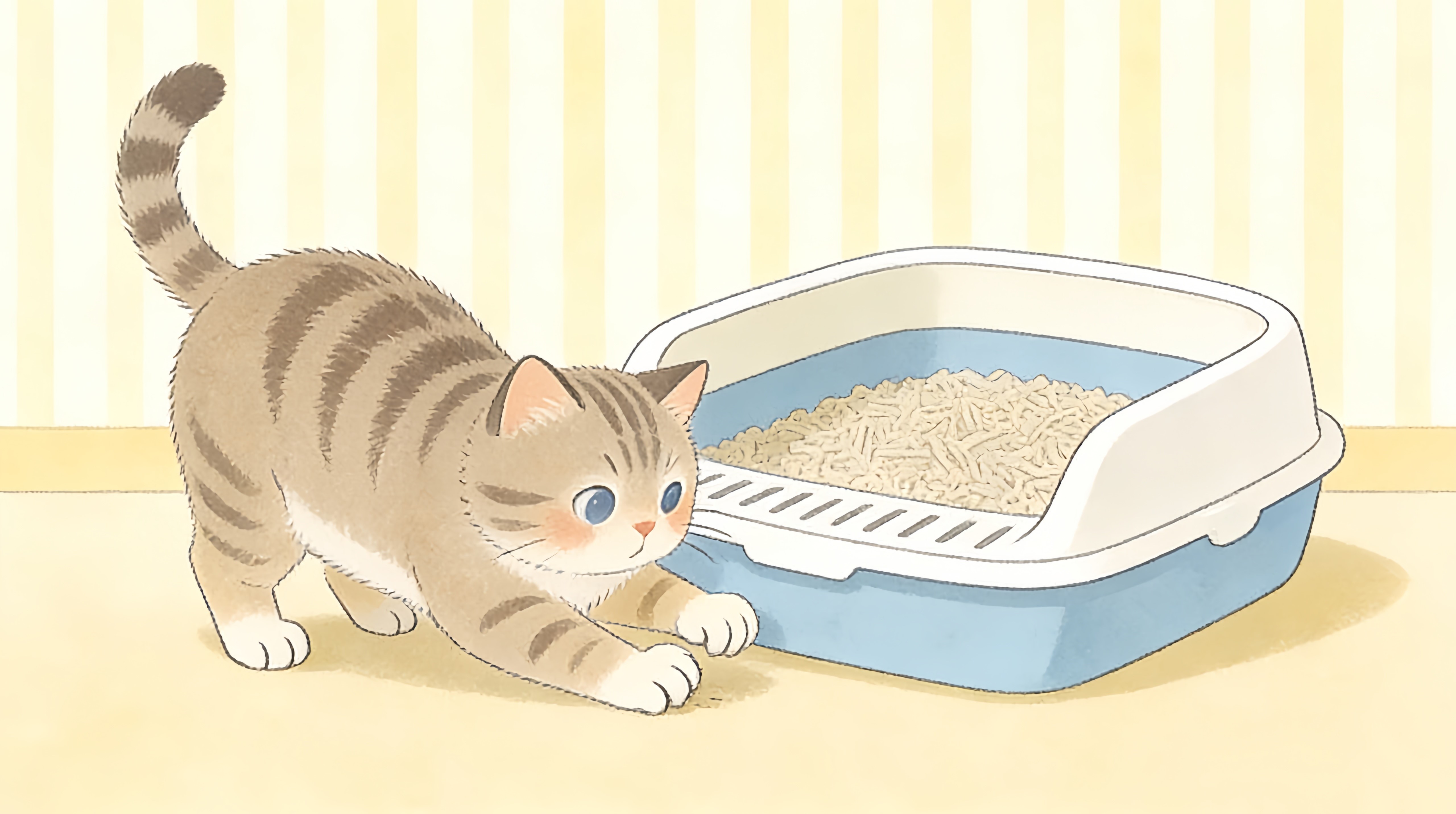 Tofu cat litter has strong water absorption, antibacterial properties, and no odor.jpg