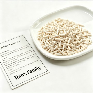 Bamboo fiber cassava mixed cat litter