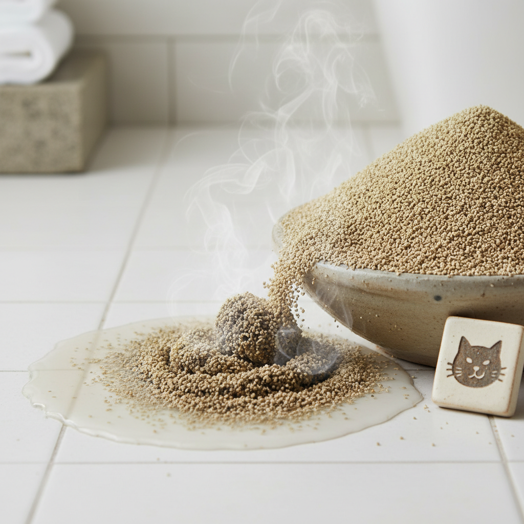 Unscented Kitty Litter For High Moisture Absorption