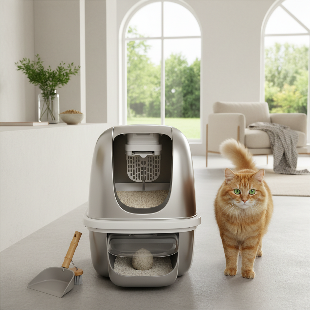 Premium Cat Litter For Easy Cleanup And Maintenance