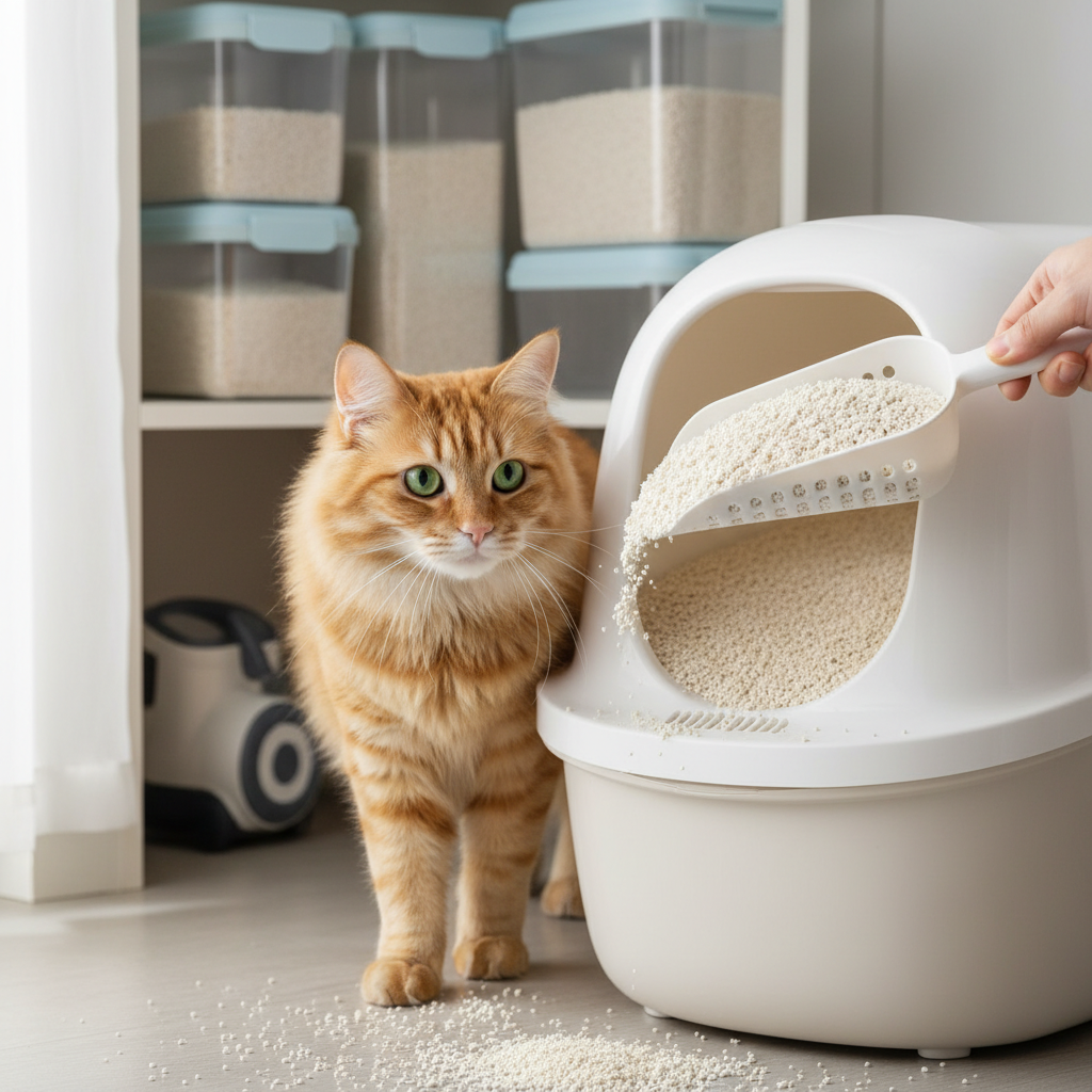 Lightweight Cat Litter For Easy Cleanup And Maintenance