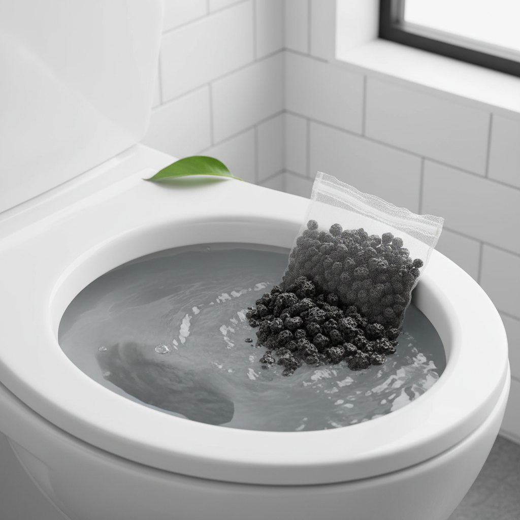 Activated Carbon Cat Litter For Flushable And Water-Soluble Disposal