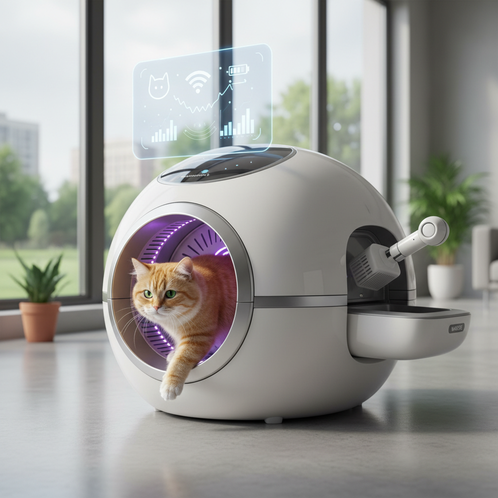 Smart Cat Litter For Smart And Automated Litter Management