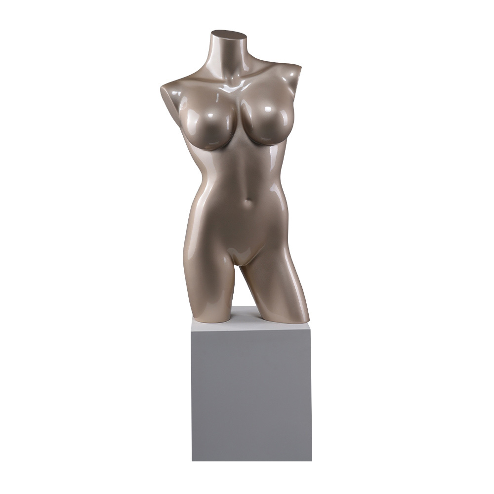 Hot display fiberglass lingerie dummy table European and American large size bust lingerie models large breasts clothing female mannequin
