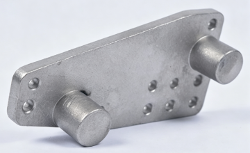 Precision Investment Casting Double‑lug Support Bracket for Construction Machinery