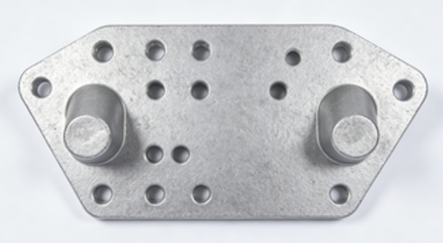 Precision Investment Casting Double‑lug Support Bracket for Construction Machinery
