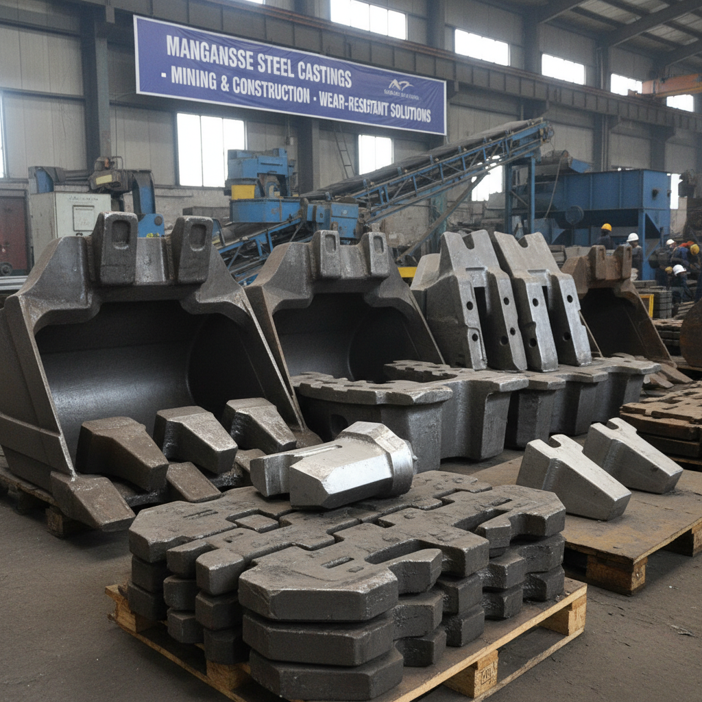 Manganese Steel Castings For Mining And Construction Wear-Resistant Parts