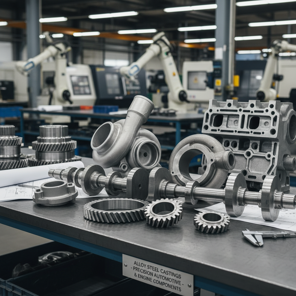 Alloy Steel Castings For Precision Automotive And Engine Components