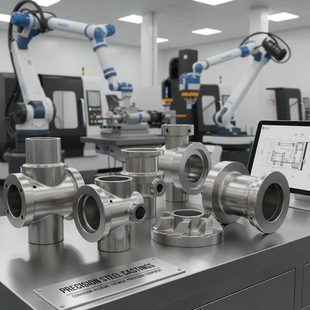 Precision Steel Castings For Corrosion-Resistant Chemical Processing Equipment