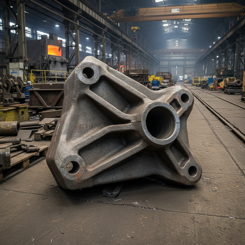 Casting Component For Railway And Transport Infrastructure Components
