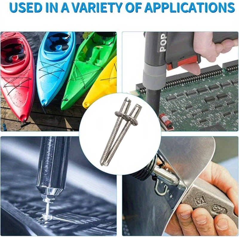 Application de rivets aveugles en acier inoxydable AIPLLEMETAL