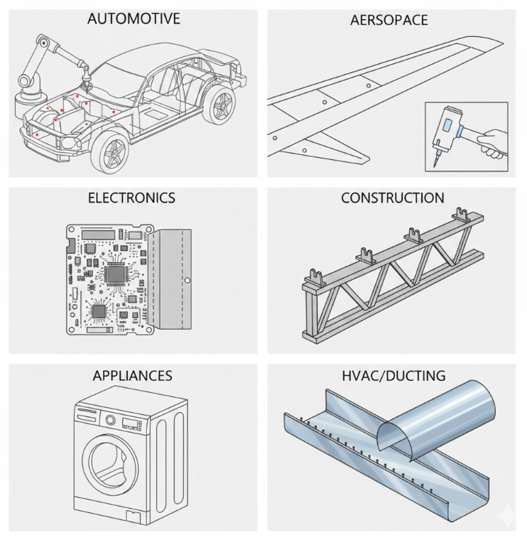 Application d'Aiplle de rivets ouverts en acier et aluminium.png