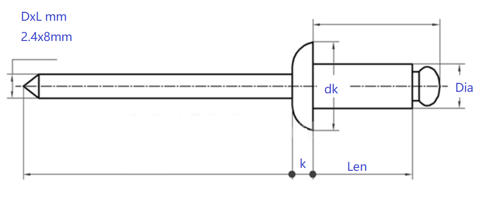 Aiplle Aluminium Steel Blind Rivets Technical Data Aiplle Aluminium Steel Blind Rivets Technical Data