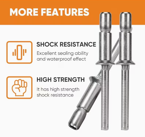 Utilisation recommandée de rivets aveugles pour les structures d'emboîtement en acier