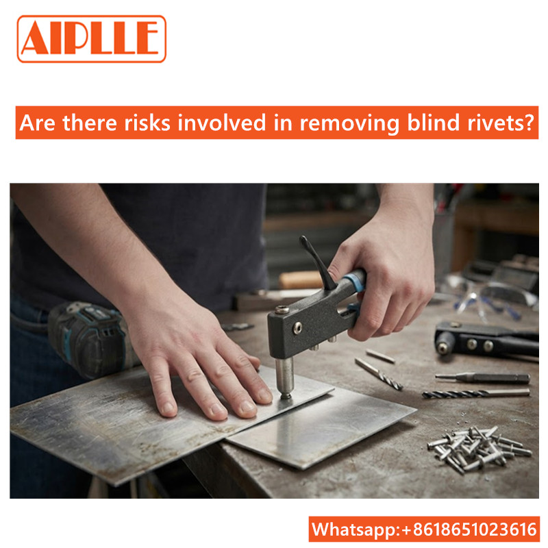Le retrait des rivets aveugles comporte-t-il des risques ?